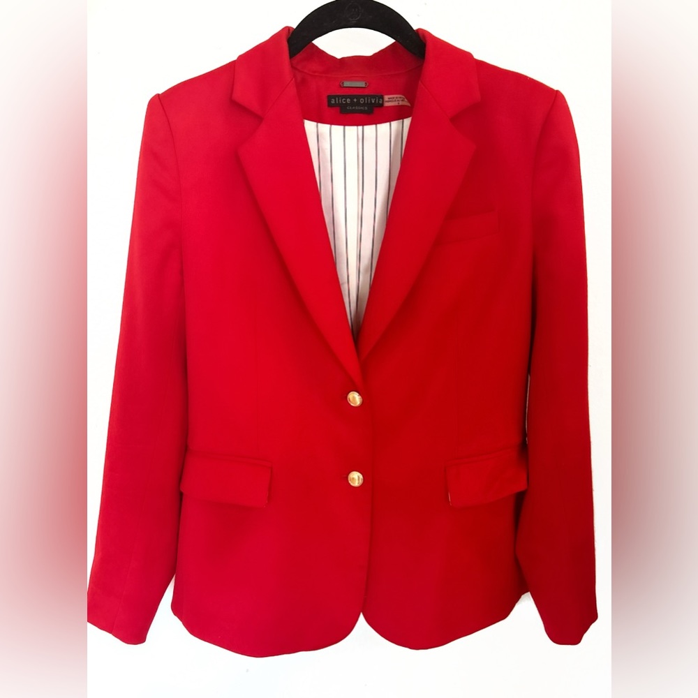Red Alice + Olivia Blazer (size 6)